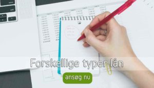 Forskellige typer lån