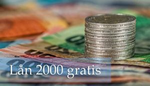 Lån 2000 gratis