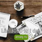 Lån 3000 kr i dag