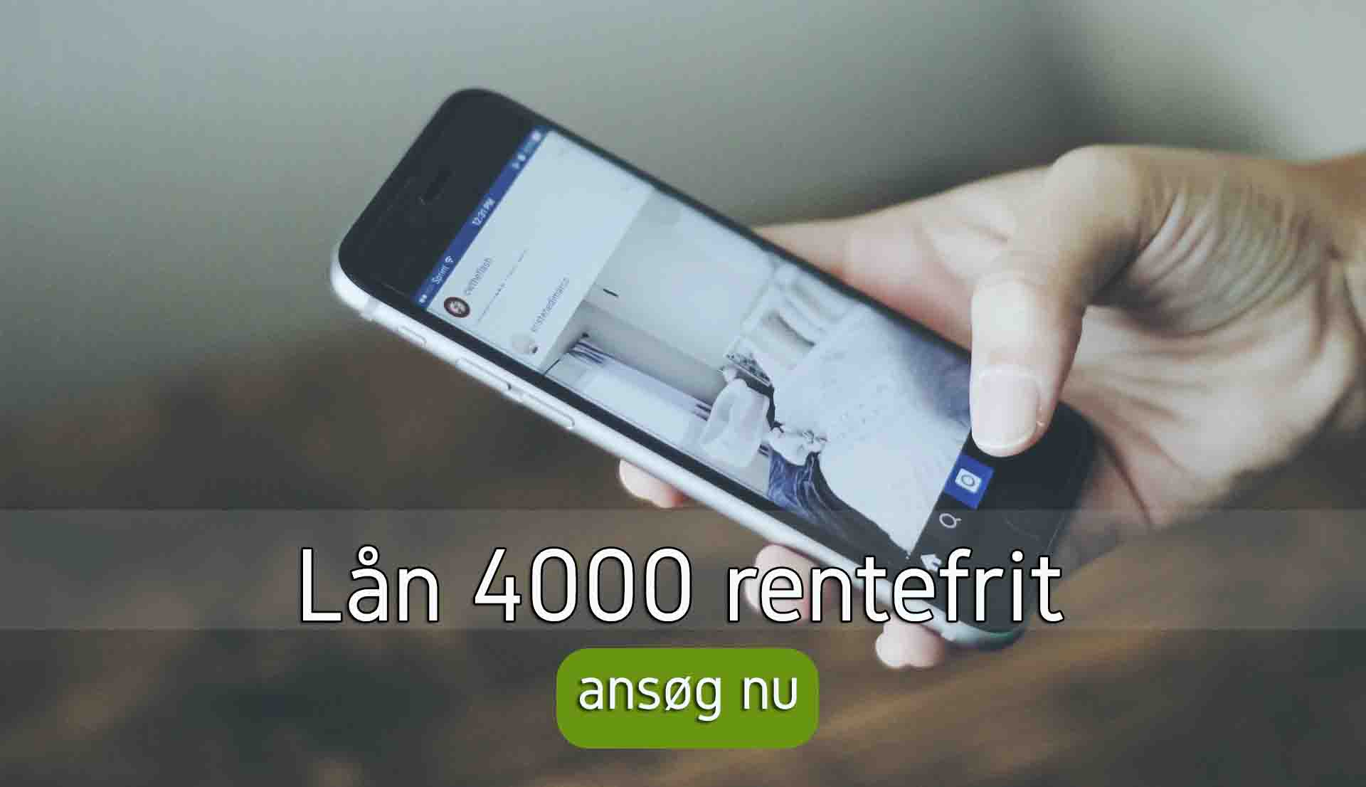 Lån 4000 rentefrit