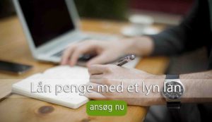 Lån penge med et lyn lån